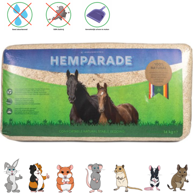 Hemparade Hemp Fiber Bedding 14kg