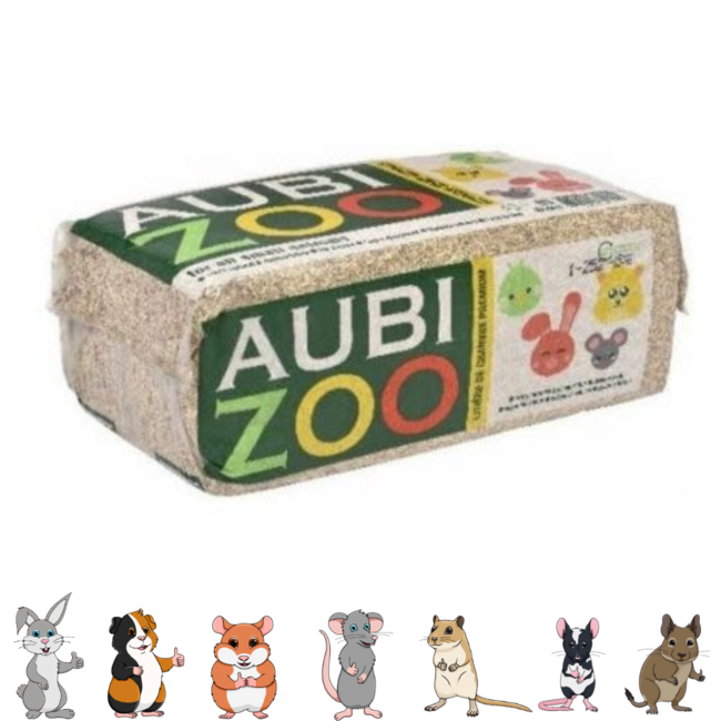 Aubizoo bale of hemp bedding - 20 kg