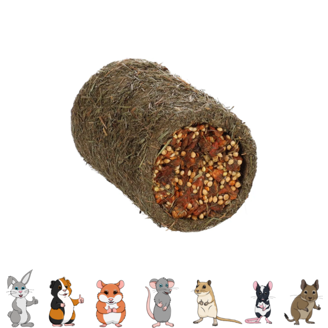 Chew Tunnel Tubez Filled with Carrot 125 grams