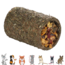 Rodent Tunnel Tubez filled with fruit - Snack for rabbits and rodents - 125 grams