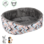 Clavio basket - Oval-shaped basket for rabbits and rodents - 35 x 28 x 11 cm - Multi-Color