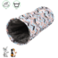 Clavio Tunnel - Play tunnel for rabbits and guinea pigs - 35 x 15 x 15 cm - Multi-Color