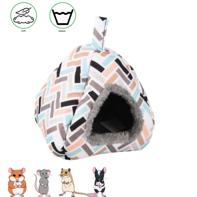 Hamster House Clavio Igloo Multi-color 13 x 13 x 15 cm