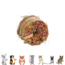 Flamingo Hooidonut met roos en goudsbloem 65gr