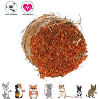 Flamingo Hay Roll with Carrot 75 grams