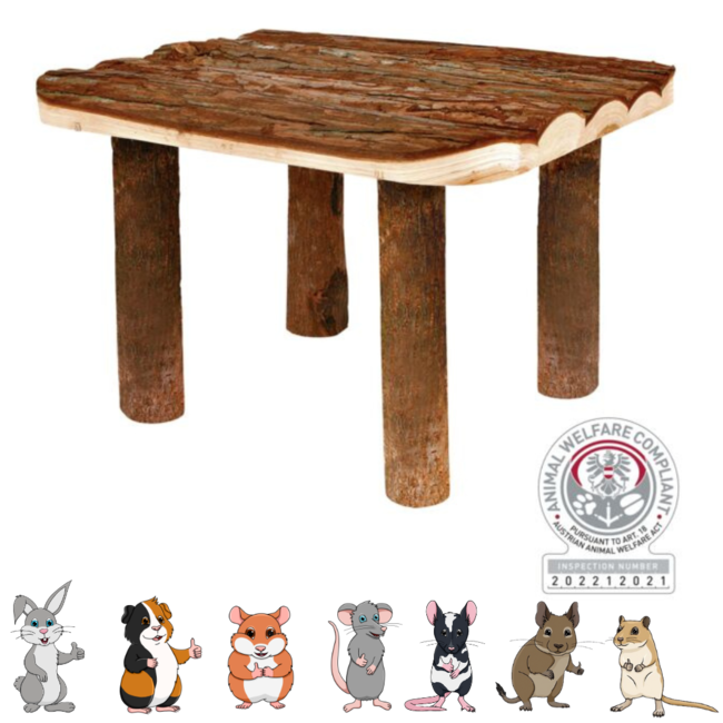 Bark Wood Shelter 30 × 22 × 25 cm