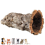 100% Natural cork tunnel - Tunnel for guinea pigs and other rodents - up to ø 19 x 55 cm