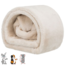 Soft Relax Tunnel - Plush Tunnel for Rabbits and Guinea Pigs - 27 × 21 × 80 cm - Cream