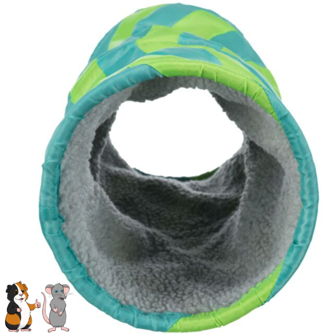 Relax Tunnel ø 15 × 35 cm, Turquoise/Green