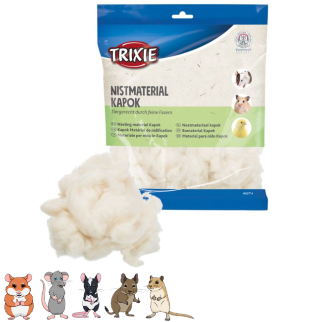 Kapok Nesting Material 100 g, Cream