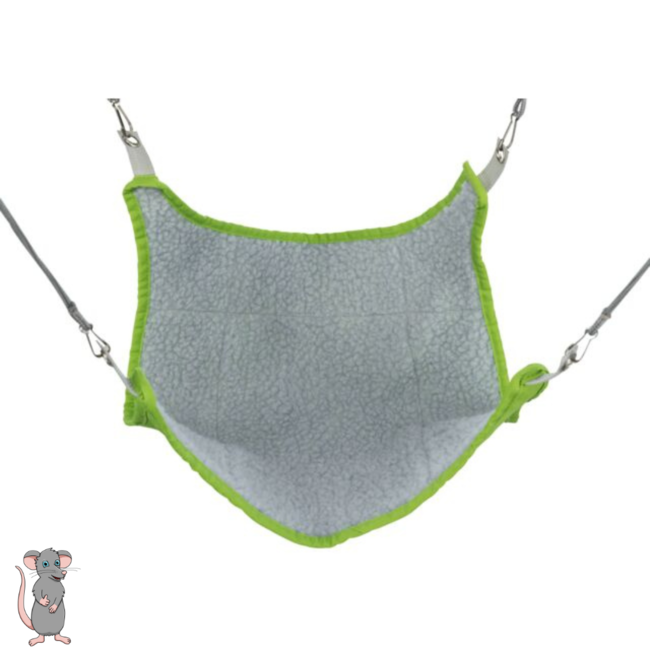 Hammock for rats - Washable hammock for rodents - 30 × 30 cm - Assorted