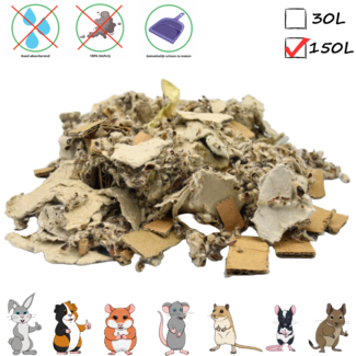 Zooply Cotton & Cardboard - 150 liters