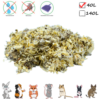 Zooply Cotton & Sawdust - 40 liters