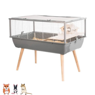 Zolux  Rodent enclosure on legs 78 x 48 x 36 cm - Grey