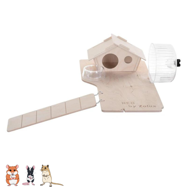 Rodent Cage Neo Nigha Gray 78 x 48 x 64.5 cm