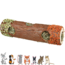 Tunnel with hay and vegetables - Snack for rodents - ø 9 × 30 cm - 35 grams