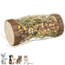 Tower with mountain hay and seeds - Snack for rabbits and rodents - 13 × 17 × 13 cm - 110 grams - Chew wood