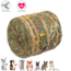 Hay bale with blossom mix - Snack for rabbits and guinea pigs - 500 grams
