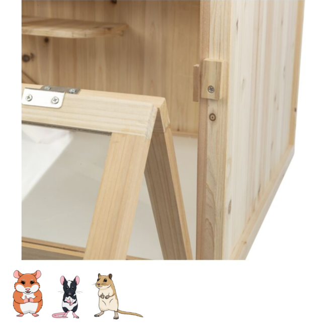 Wooden Rodent Enclosure 115 × 60 × 60 cm
