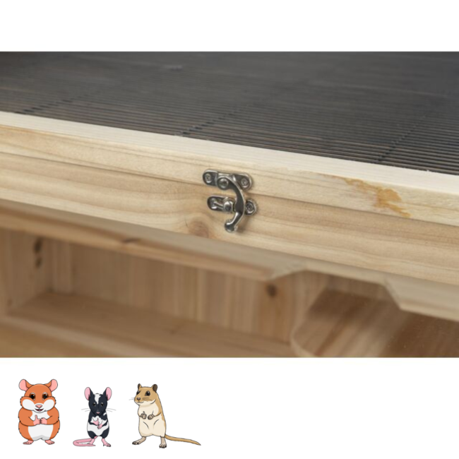 Wooden Rodent Enclosure 115 × 60 × 60 cm