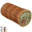 Willow tunnel with hay and carrot - Snack for rabbits and guinea pigs - ø 20 × 38 cm - 220 grams