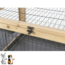 Groot houten hok op wieltjes - Verblijf voor konijnen en cavia's - Voor binnen - 150 x 50 x 60 cm - Hout