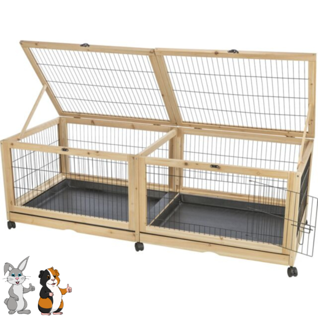 Wooden Indoor Enclosure 150 x 50 x 60 cm