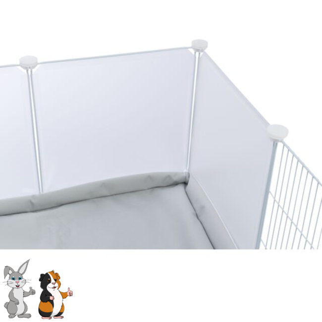Panels for a Guinea Pig Hutch or Run 140 × 35 × 70 cm, White
