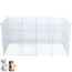 Expandable Guinea Pig Enclosure - Multiple Panels - Indoor Enclosure - 140 × 35 × 70 cm - White