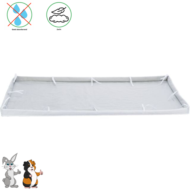 Floor for Indoor Run #62460, 140 × 70 cm, Gray/White