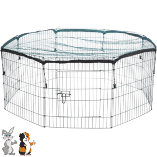 Trixie Outdoor enclosure with protective net for rabbits and guinea pigs, ø 150 × 57 cm