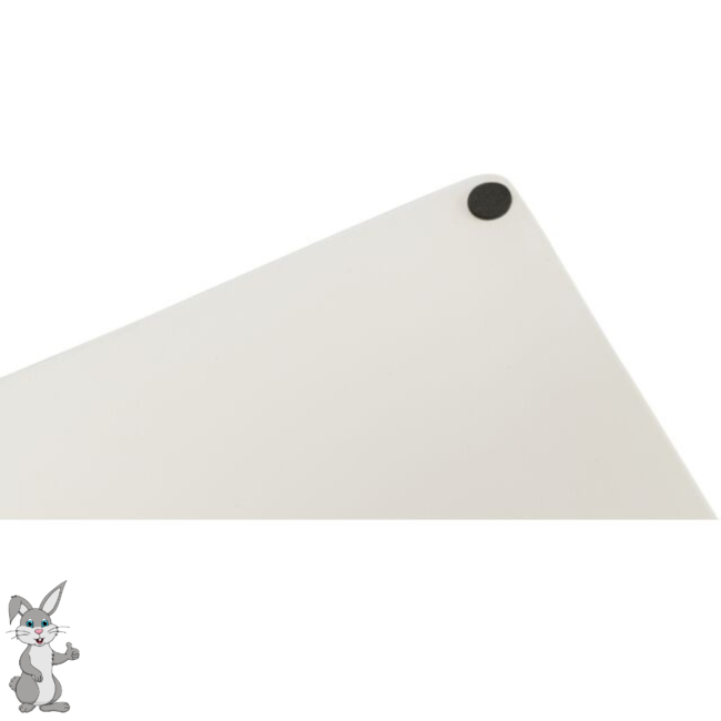 Cooling plate for summer - Ceramic plate for rabbits and guinea pigs - 35 × 25 cm - Blue