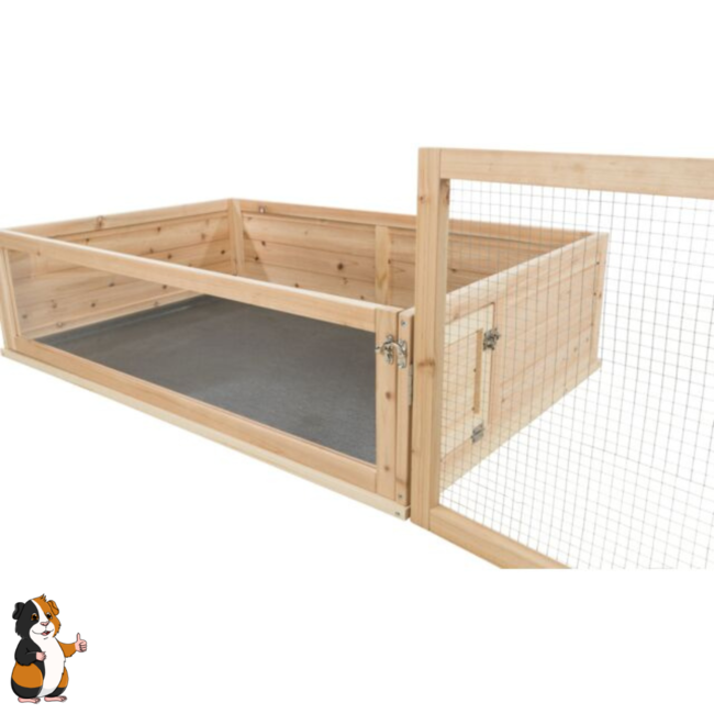 Indoor Enclosure for Guinea Pigs 114 × 30 × 74 cm