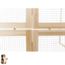 Indoor playpen - Playpen for guinea pigs - 4 panels - 60 x 30 cm - Wood