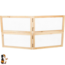 Indoor playpen - Playpen for guinea pigs - 4 panels - 60 x 30 cm - Wood