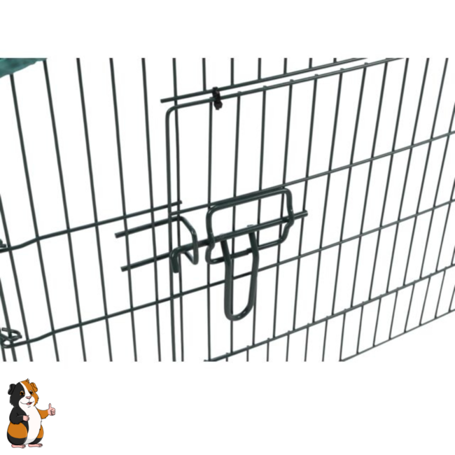Buiten ren met beschermnet voor cavia's  ø 116 × 38 cm