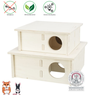 Trixie Multi-Chamber House, 4 Rooms 25 × 10 × 25 cm