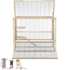 Spacious rodent enclosure with multiple platforms - Cage for mice and rats - 100 x 80 x 50 cm - Wood