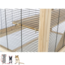 Spacious rodent enclosure with multiple platforms - Cage for mice and rats - 100 x 80 x 50 cm - Wood