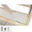 Wooden Rodent Habitat 100 x 80 x 50 cm