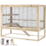 Spacious rodent enclosure with multiple platforms - Cage for mice and rats - 100 x 80 x 50 cm - Wood