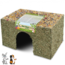 JR Farm Hay House with Flowers - Snack for Rabbits and Guinea Pigs - 37 x 24 x 21 cm