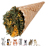 Herb ice cream cone - Snack for rabbits and rodents - 60 grams