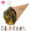 Herb ice cream cone - Snack for rabbits and rodents - 60 grams