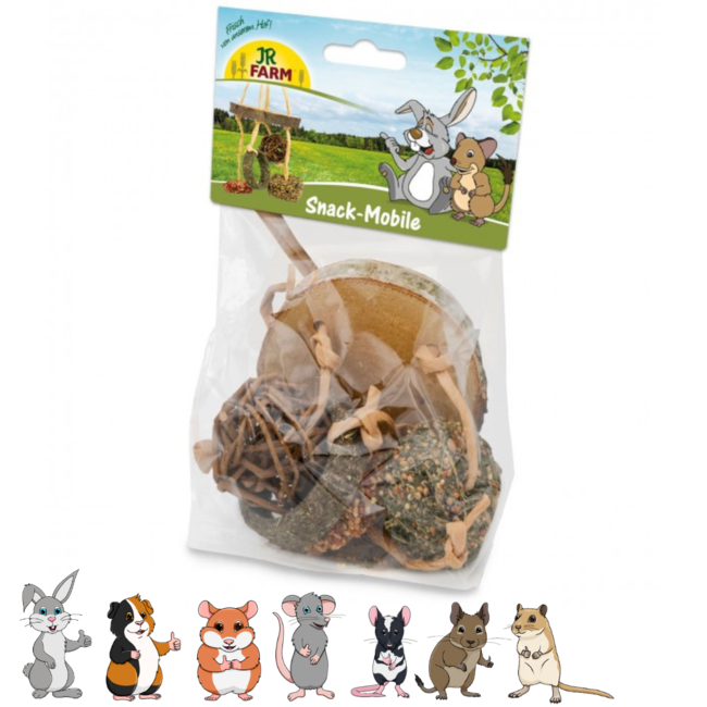 JR Farm Snack Hanger - Snack for rabbits and rodents - 100 grams
