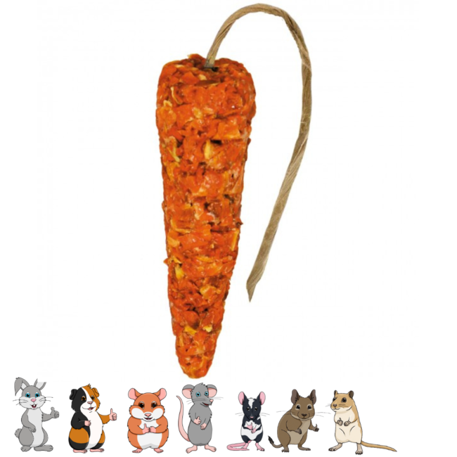 JR Farm Knaagwortel - Snack voor konijnen en knaagdieren -  60 gram