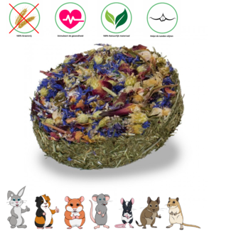 JR Farm Hay and flower cake 75 grams