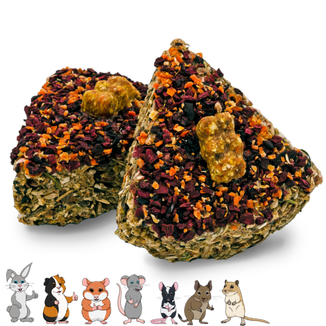 JR Farm Grain-Free Party Cake - Snack for Rabbits and Rodents - 330 grams