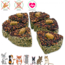 JR Farm graanvrije feest taart - Snack voor konijnen en knaagdieren - 330 gram