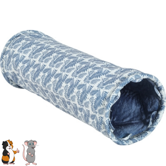 Zolux neolife tunnel - Speeltunnel voor cavia's en andere knaagdieren - 40 x 15 x 15 cm - Blauw